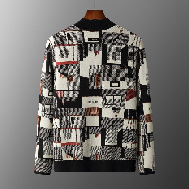 Arthur™ Abstract Wool Cardigan